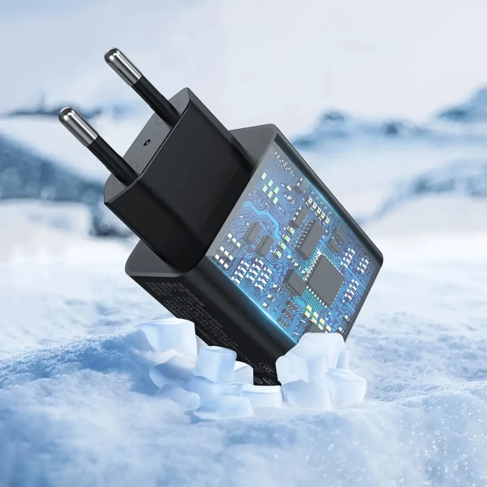 Devia sieninis įkroviklis Rocket PD 45W 1x USB-C juodas