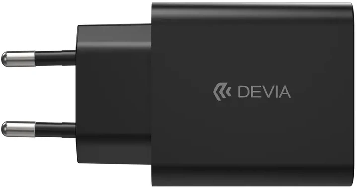 Devia sieninis įkroviklis Rocket PD 45W 1x USB-C juodas