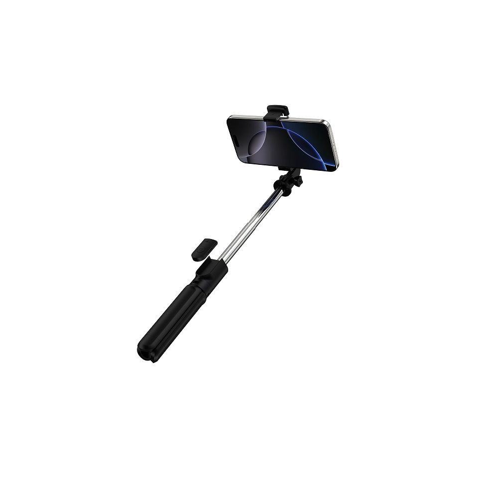 Devia asmenukių lazda Bluetooth trikojis ES083 juodas