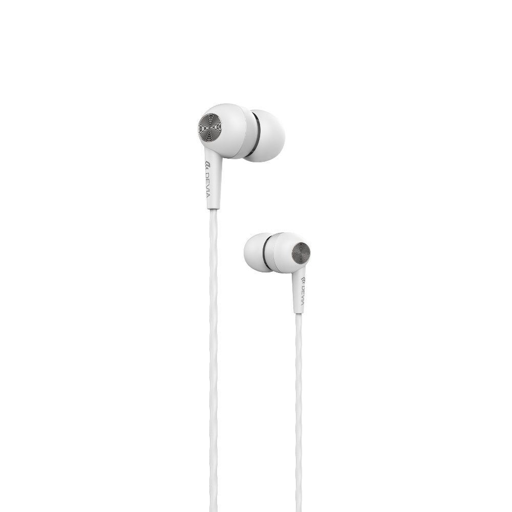 Ausinės Devia Kintone 3,5mm baltos