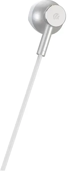 Devia laidinės ausinės Smart M2 Digital Metal USB-C sidabro spalvos