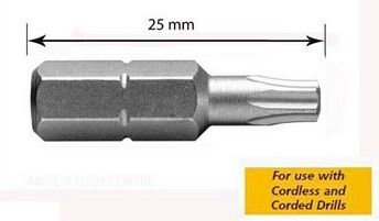 Dewalt Koncówki Torx atsuktuvo antgaliai, 25 mm, t20, 5 vnt.