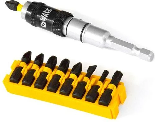 Dewalt Rinkinys sukimo antgalių 10elem. IMPACT TORISON, UCHWYT PRZEGUBOWY