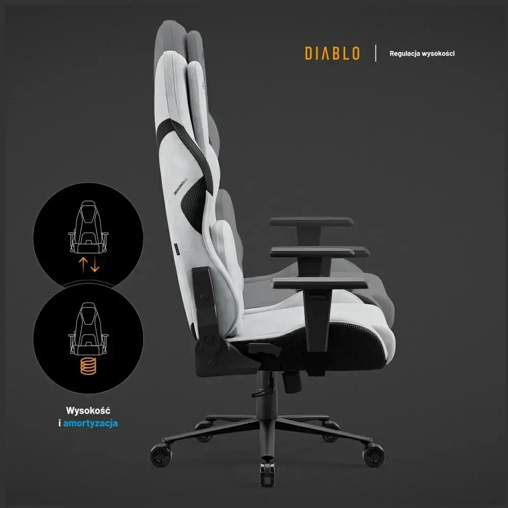 Diablo Chairs Diablo X-One Prime Normal Size - Nightwolf Moon ergonominė kėdė