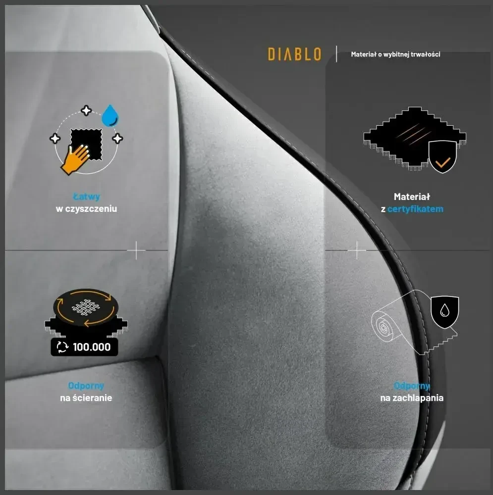 Diablo Chairs Diablo X-One Prime Normal Size - Nightwolf Moon ergonominė kėdė
