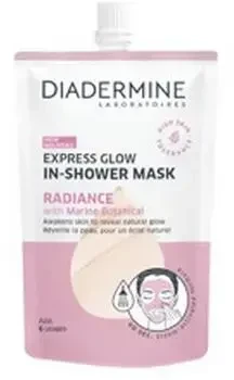 Diadermine Express Glow In-Shower Kaukė švytėjimo suteikiantis Veido Kaukė, 50 ml
