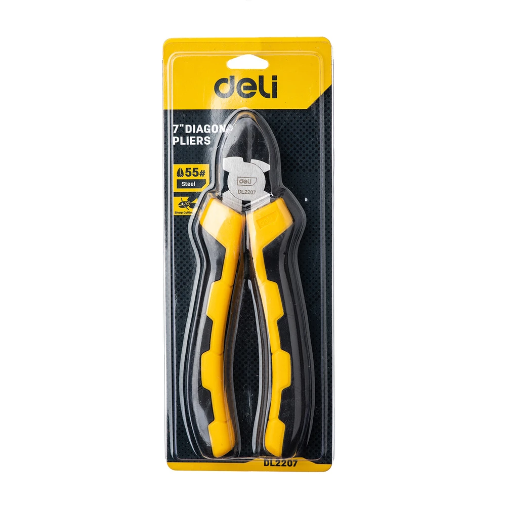 Kerpančios žnyplės Deli Tools EDL2207 - 7"