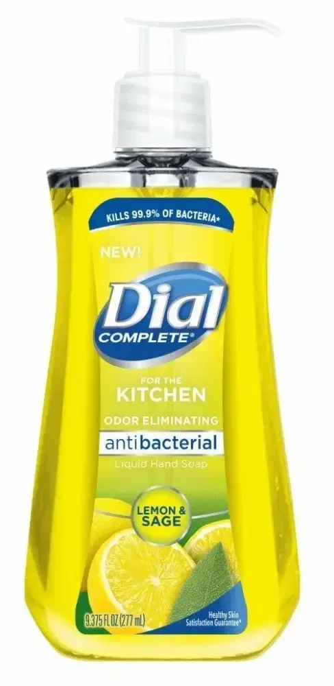 Dial antibakterinis skystas muilas rankoms, citrina – šalavijas, 221 ml