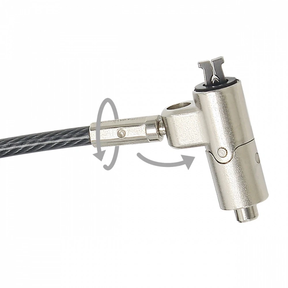 DICOTA Security Cable Nano Lock Ultra Slim Keyed 2,5x6 mm lizdas juodas