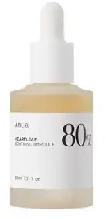 Anua Heartleaf 80% Moisture Soothing Ampoule Raminamasis serumas, 30 ml