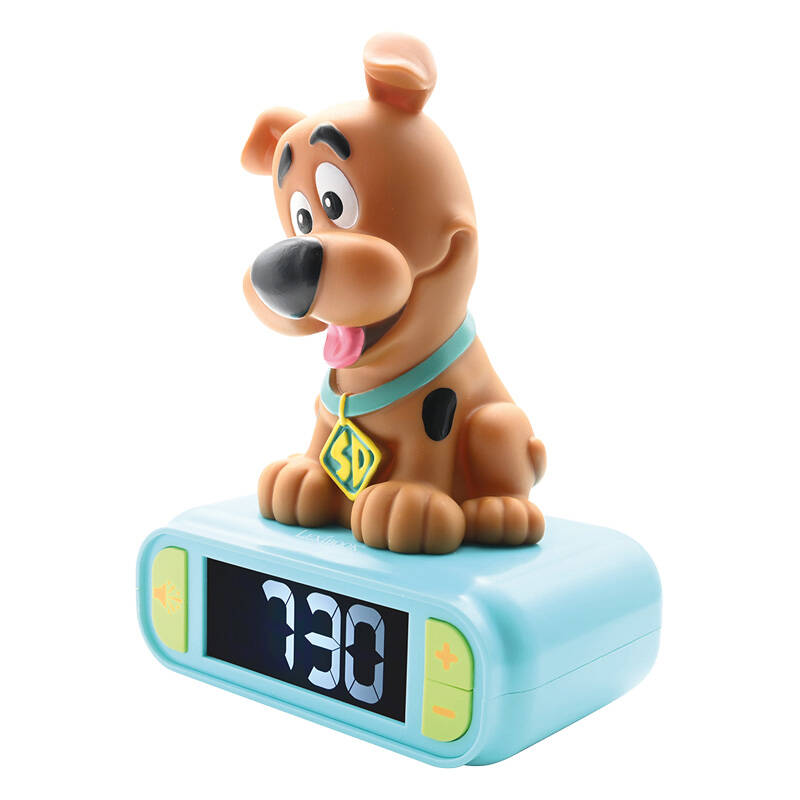 Skaitmeninis žadintuvas su Scooby Doo 3D naktiniu apšvietimu Lexibook