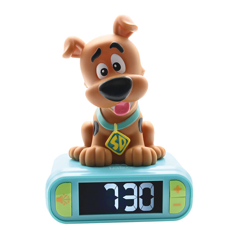 Skaitmeninis žadintuvas su Scooby Doo 3D naktiniu apšvietimu Lexibook