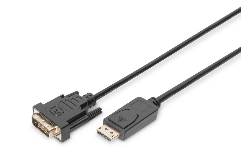 Assmann Electronic DIGITUS adapterio laidas DisplayPort DVI-D 24+1 M/M skaitmeninis Full HD Dual Link 3m AWG32