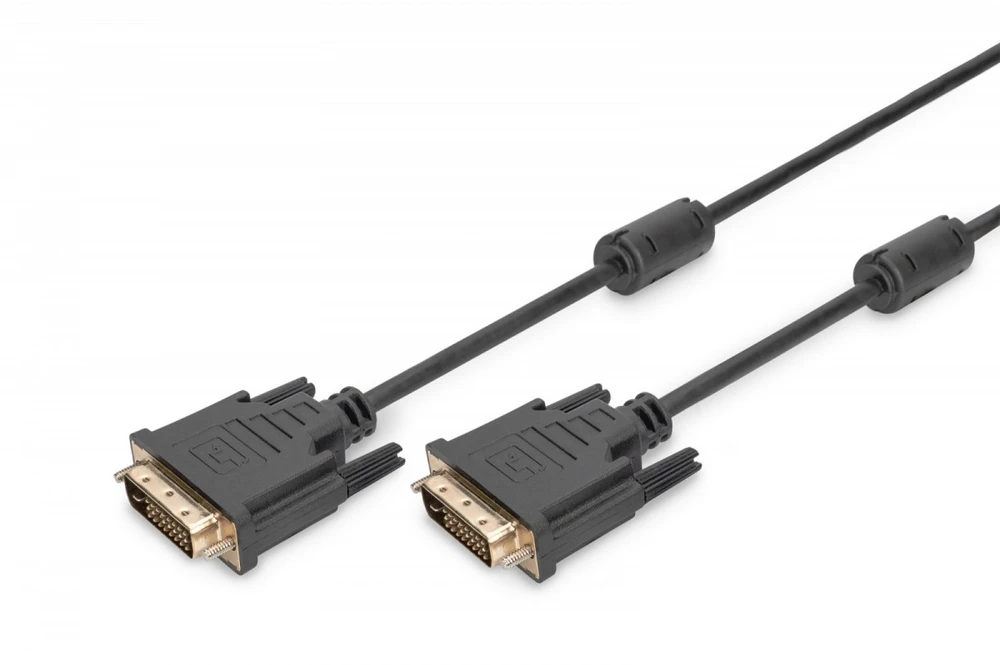 Assmann Electronic ASSMANN DVI prijungimo kabelis DVI(24+1) M/M 2.0m DVI-D Dual Link bl