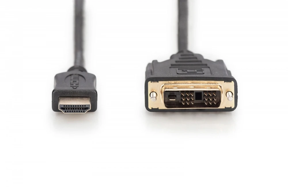 Assmann Electronic DIGITUS HDMI į DVI-D 18+1 laidas 2m juodas bulk St/St