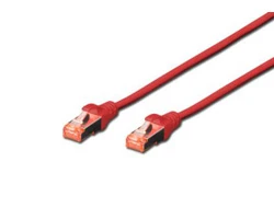Digitus Kabelis CAT 6A SFTP 0.5m LSZH Raudona (SFTP6A005R)