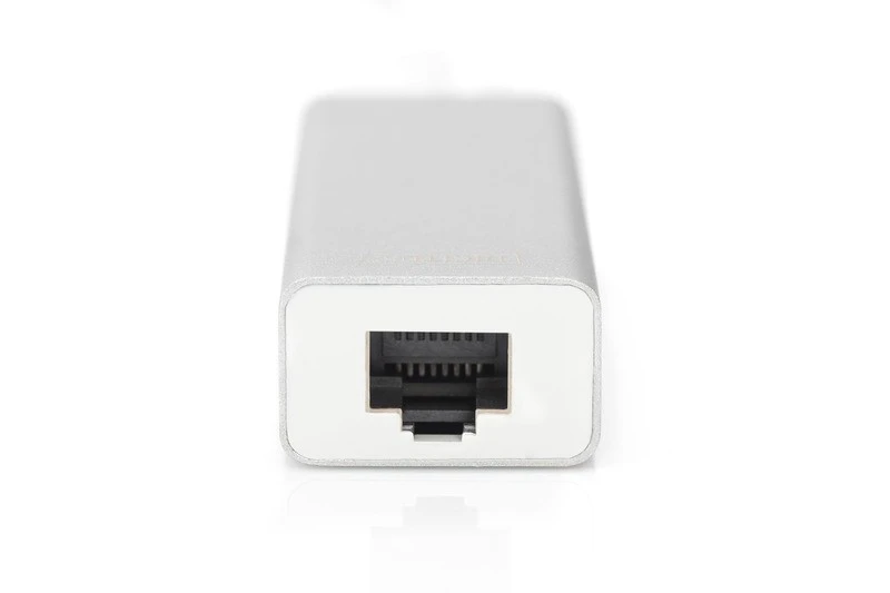 Assmann Electronic DIGITUS 3 Port USB 3.0 Type C Hub su Gigabit Ethernet 3xUSB A/F 1xUSB C/M 1xRJ45 LAN Palaiko Windows ir Mac OS