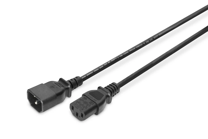Assmann Electronic ASSMANN maitinimo laido ilgintuvas C14 - C13 M F 1.2m H05VV-F3G 0.75qmm bl