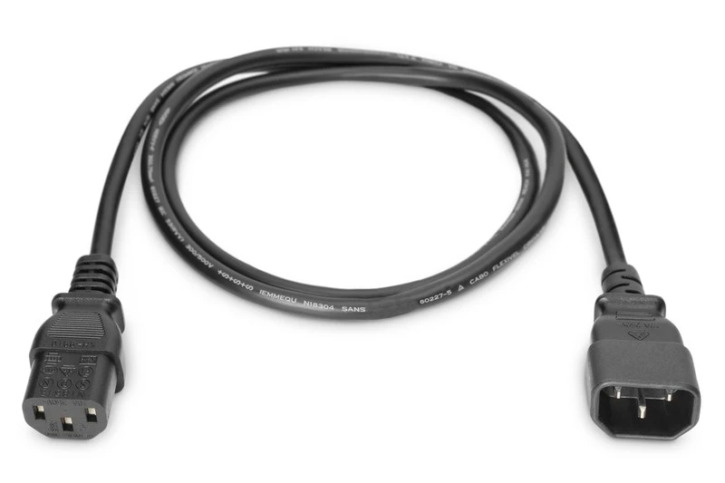 Assmann Electronic ASSMANN maitinimo laido ilgintuvas C14 - C13 M F 1.2m H05VV-F3G 0.75qmm bl
