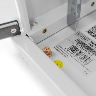 Assmann Electronic Assmann elektroninė DIGITUS sieninė spinta 19 colių 7HE RAL 7035 pilkas nemontuojamas H360mm x B520mm x T400mm be padėklo įsk. 8xsrews