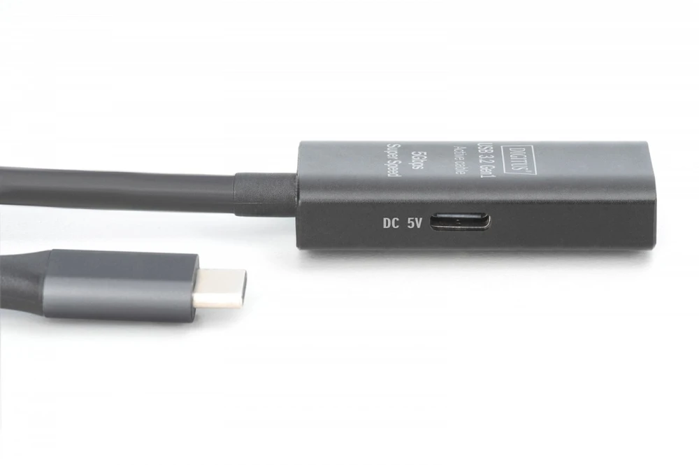Digitus Skaitmenas | Aktyvus USB 3.2 Gen1 5G ilgintuvas | DA-73110 | USB-C į USB-A
