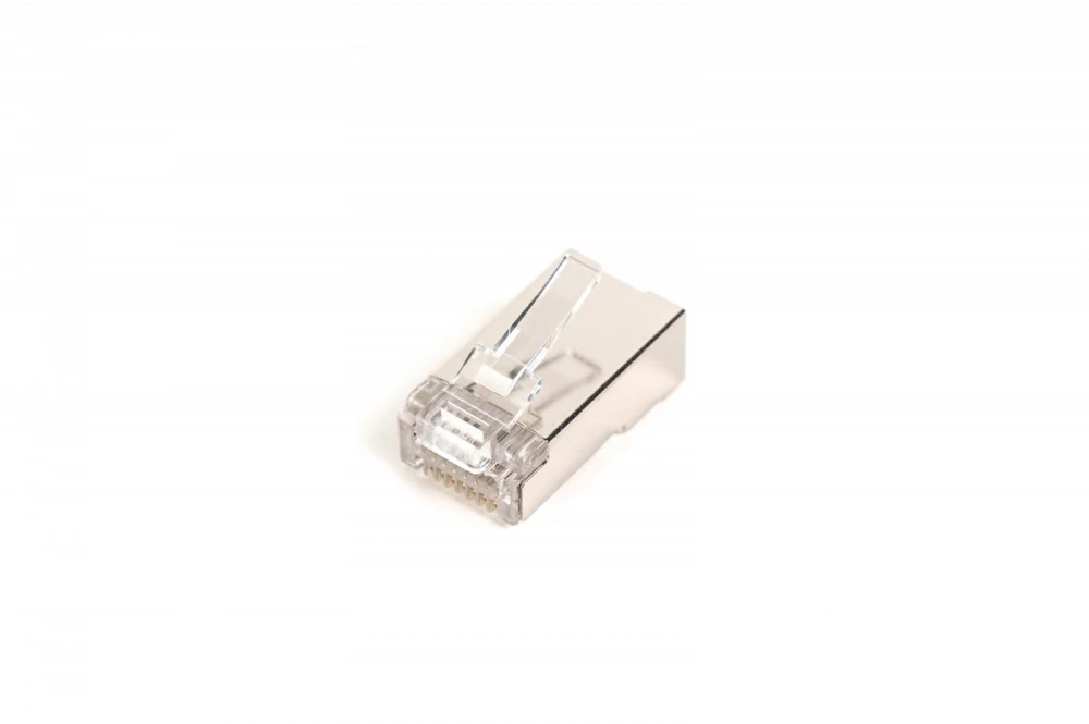 Digitus RJ45 kištukas (8p8c) praėjimas, kat.5e, ekranuotas, awg 26-24, pakuotėje 100 vnt.