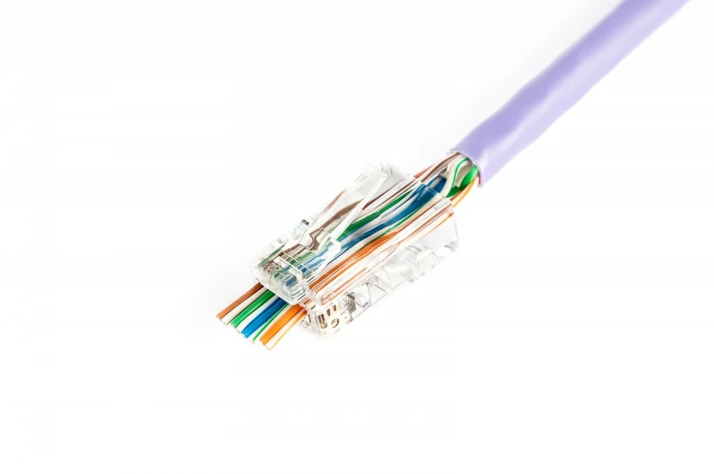 „Digitus RJ45“ kištukas (8P8C), cat.5e, neekranuotas, AWG 26-24, 100 vnt. pakuotė.