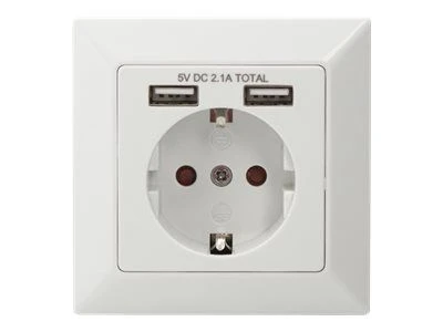 Digitus Apsauginis lizdas, skirtas montuoti po 2 USB jungtys | DA-70613