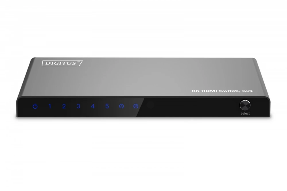 Digitus 8K HDMI Switch, 5x1 | DS-55334 | Juodas