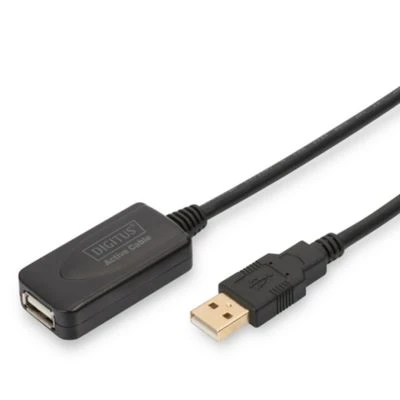 Assmann Electronic DIGITUS kartotuvo laidas USB2 ilgintuvas su stiprintuvu 5m