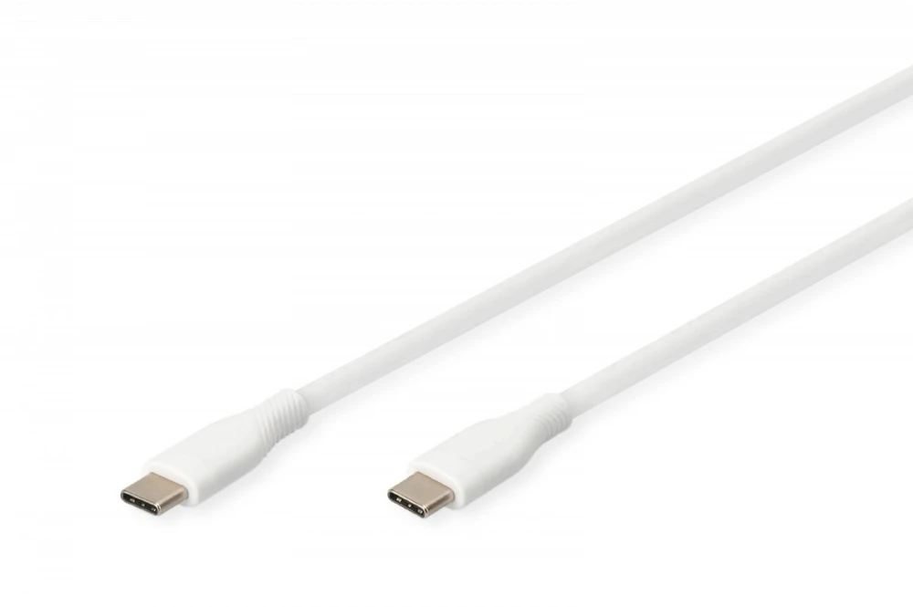 „Digitus“ | Silikoninis jungiamasis kabelis | AK-300341-020-W | USB-C–USB-C jungtis