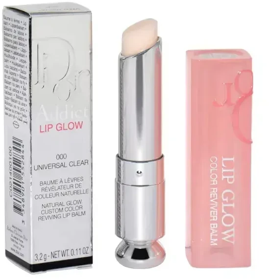 Drėkinamasis lūpų spalvą paryškinantis balzamas Dior Addict Lip Glow Balm, atspalvis: 000 Universal Clear, 3,2 g