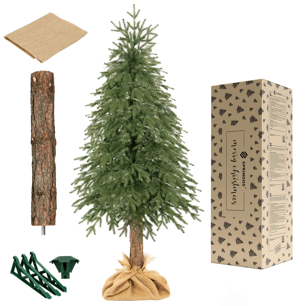 Dirbtinė eglutė ant kamieno Springos LUX 220 cm