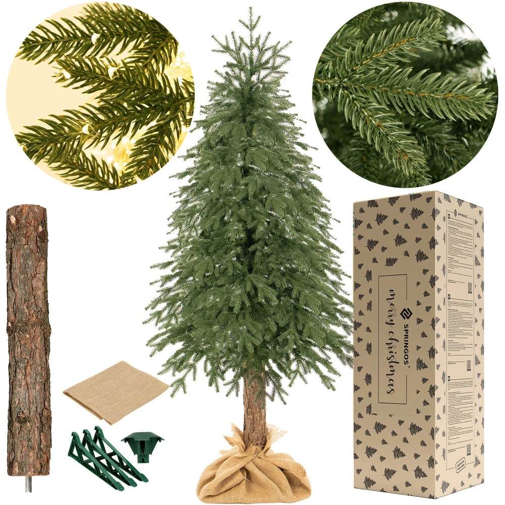 Dirbtinė eglutė ant kamieno Springos LUX 220 cm
