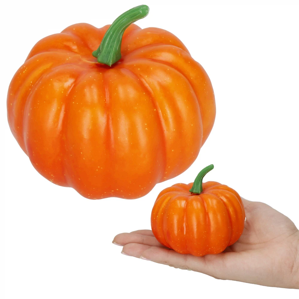 Dirbtinis dekoratyvinis moliūgas Springos 8,5 cm