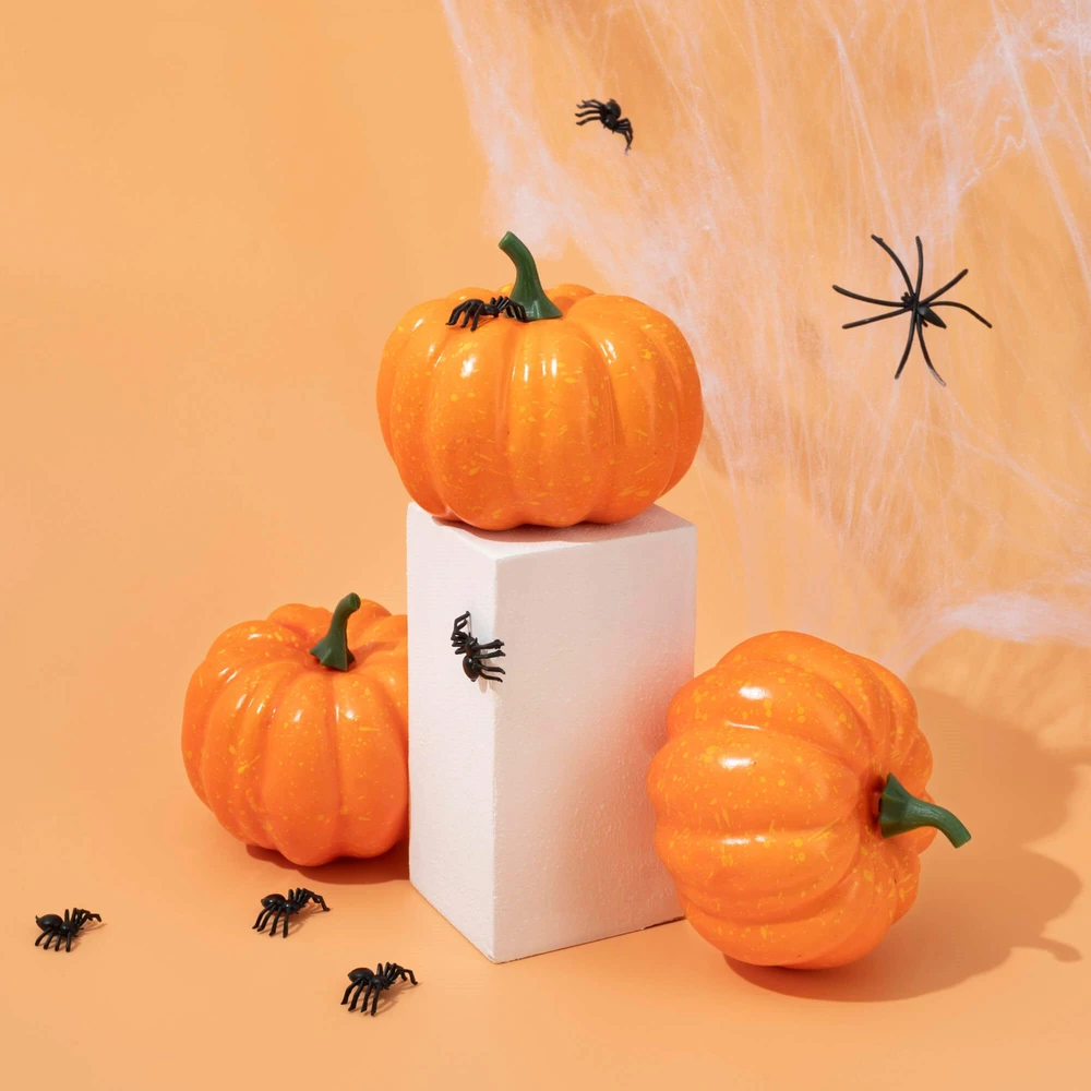 Dirbtinis dekoratyvinis moliūgas Springos 8,5 cm