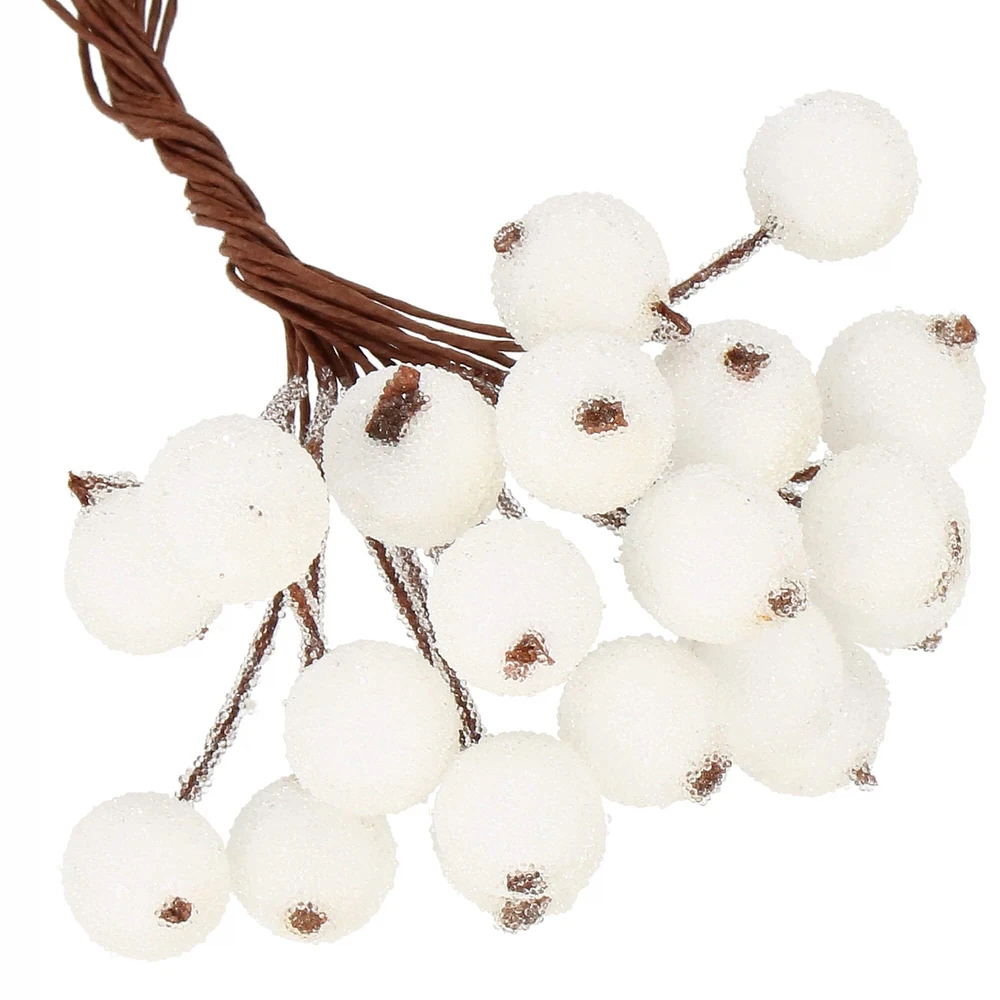 Dirbtinis dekoratyvinis šermukšnis Springos CA0743 12mm 100 vnt.