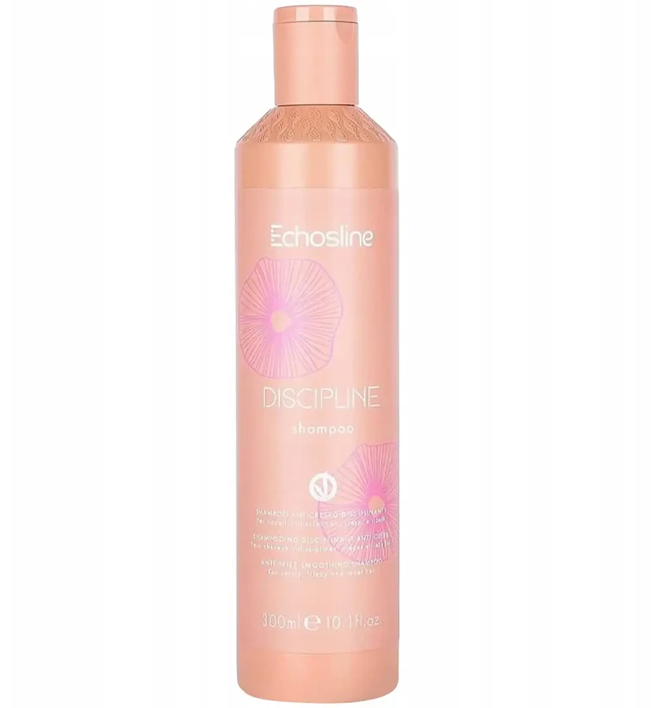 Echosline Discipline Minkštinantis ir glotninantis Smoothing Šampūnas glotninantis šampūnas nepaklusniems plaukams, 300 ml