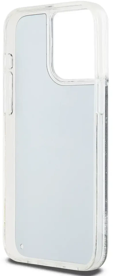 DKNY DKHCP15XLBNAEK Apple iPhone 15 Pro Max 6.7″ juodos spalvos kietas dėklas Liquid Glitter Big Logo