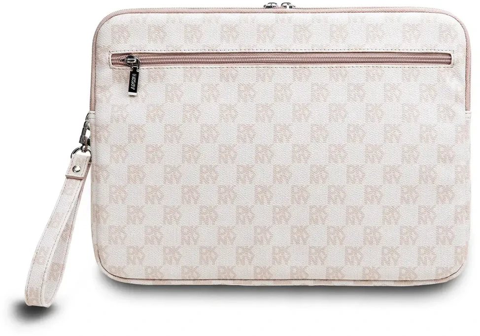 DKNY Dėklas kompiuteriui DKCS14PVSHLP 14″ rožinės spalvos Checkeraudonos spalvos Pattern Printed Stripes