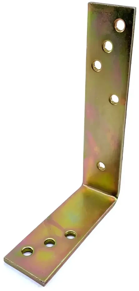 DMX Montavimo kampas, 180 x 120 x 40 x 5 mm, geltonai cinkuotas 10 vnt.