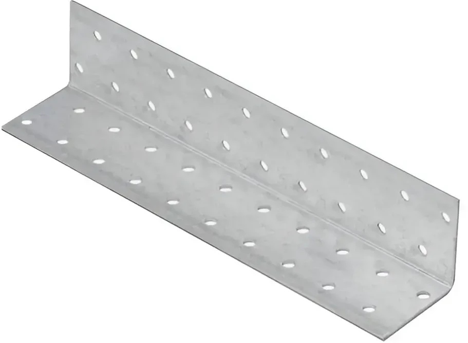 DMX Montavimo kampas, 40x40x200x2,0mm, sustiprintas, cinkuotas