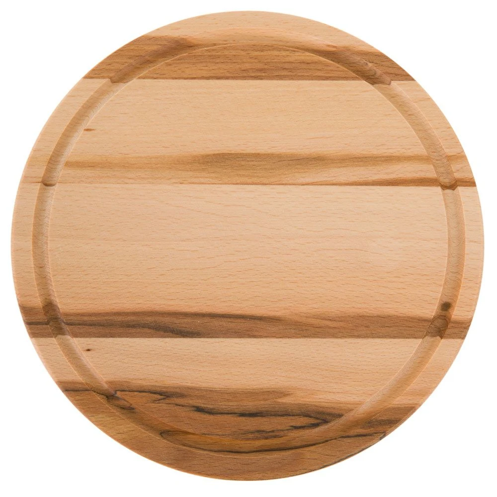 Medinė apvali pjaustymo lenta Woody 24 cm DOMOTTI
