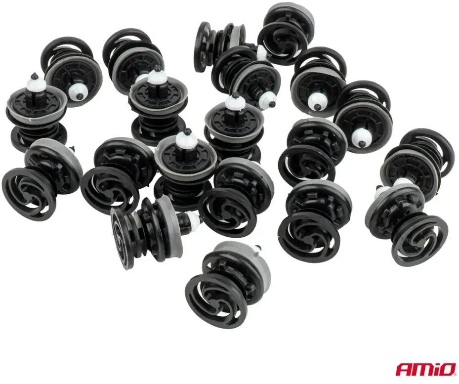 Rinkinys dylių apmušalams, luboms ir šoninėms dalims tvirtinti 30,5 mm 20 vnt. amio-05037