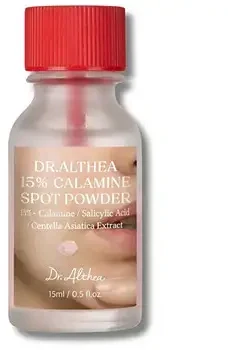Dr. Althea 15% Calamine Spot Powder priemonė probleminėms odos vietoms, 15 ml