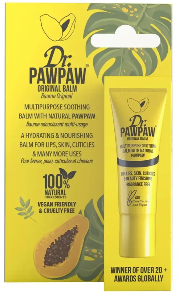 Dr. PawPaw Original Balm Hydrating & Soothing Body Balm For Face & Body Day & Night, 10 ml