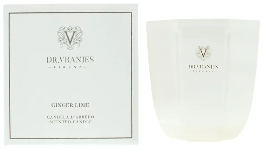 Dr. Vranjes Firenze Ginger Lime Scented Candle, 200 g