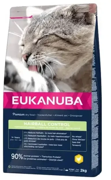 Sausas Kačių Maistas - Eukanuba Vištiena 2 Kg