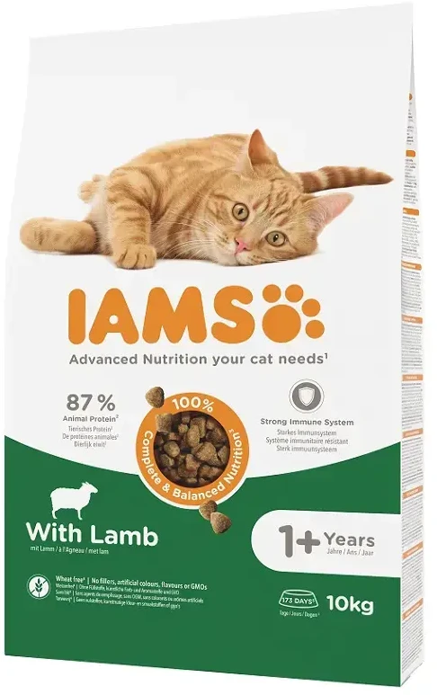 IAMS Adult Cat (ėriena) 10kg