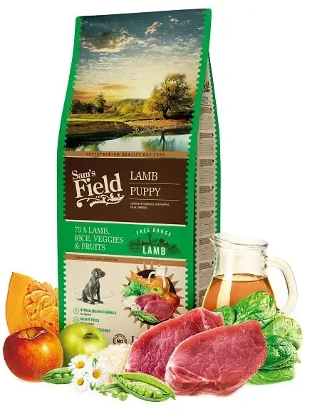Sam`s Field Sams Field šuniukų ėrienos pašaras 13 kg